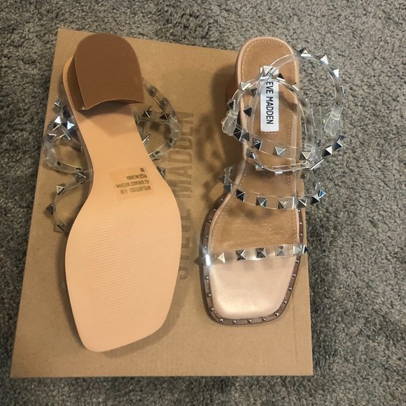 Nib Steve Madden Clear Impel Sandal 65 